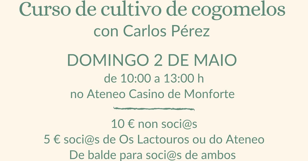 curso cogomelos ateneo monforte portada