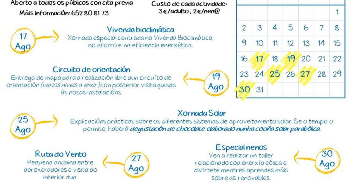 actividades de veran sotavento