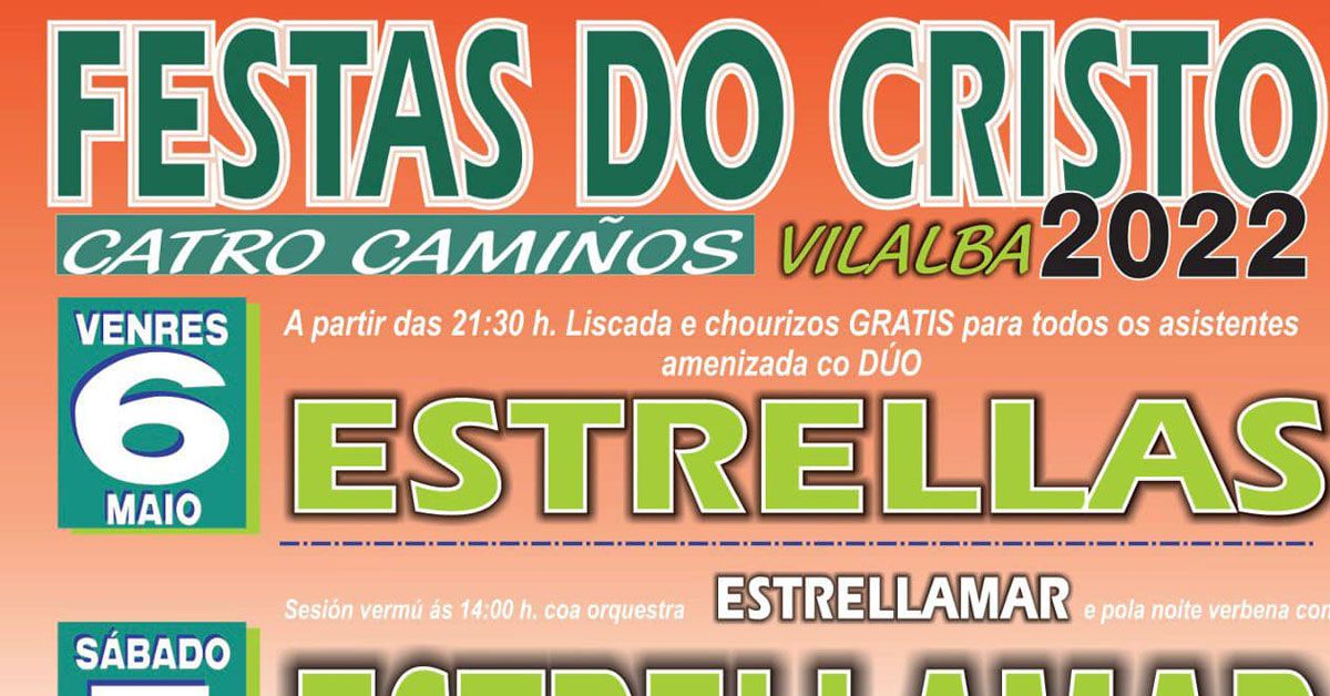 festas do cristo catro caminos vilalba portada