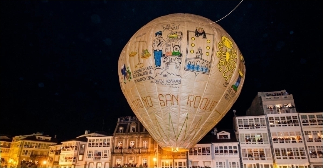 Imaxe do globo de Betanzos nunha edición anterior