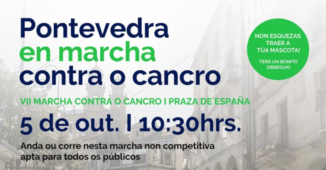 Marcha contra el cancer Pontevedra 2025