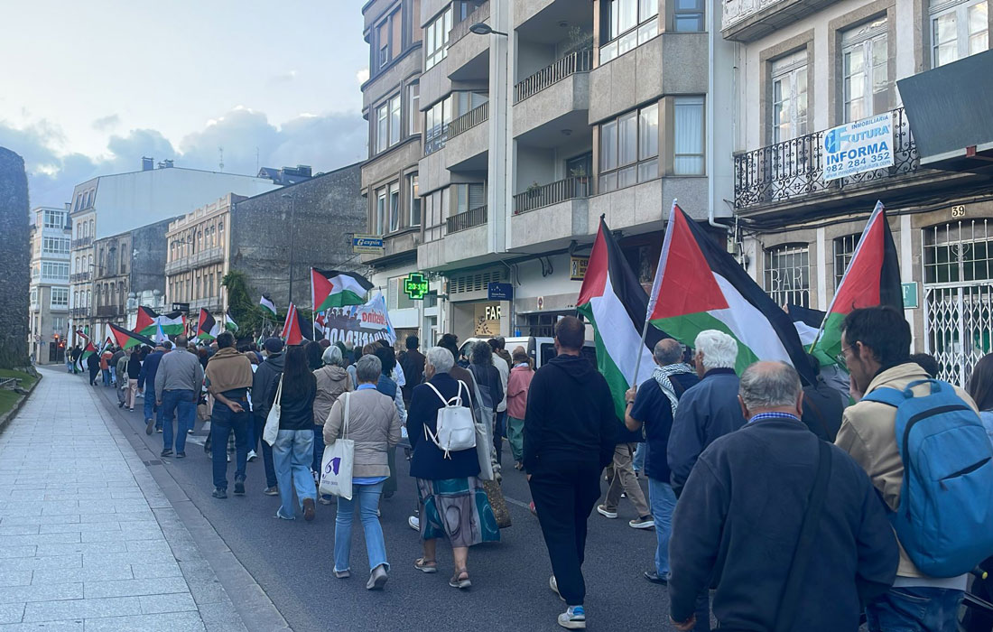manifestación-Palestina-Lugo