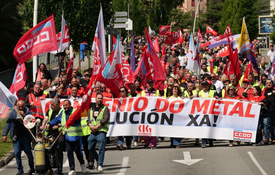A CORUÑA folga metal 19 maio2026