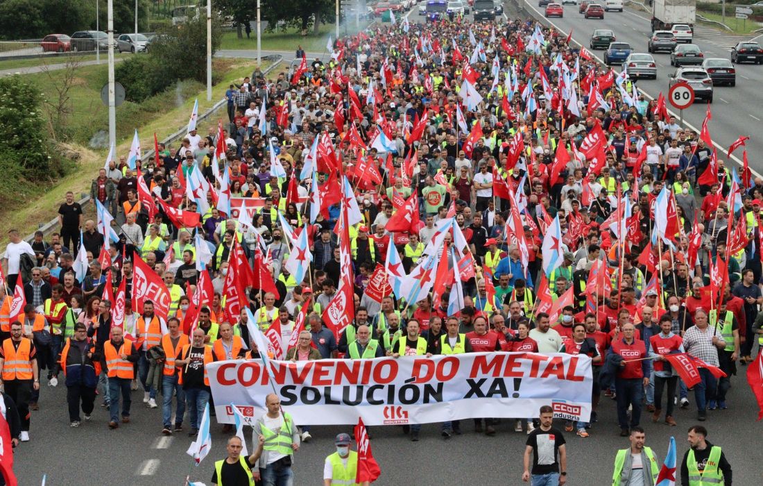 A CORUÑA folga metal