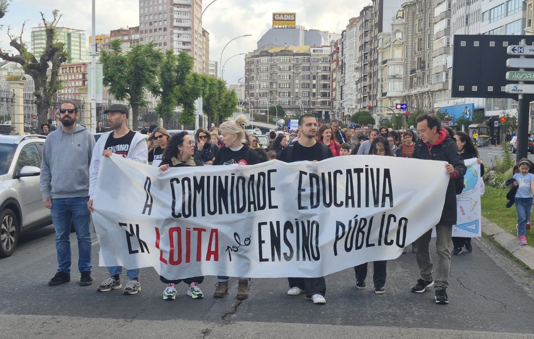 A CORUÑA manifa ensino publico