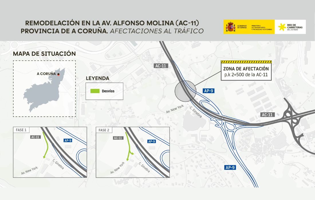 A CORUÑA obras alfonso molina