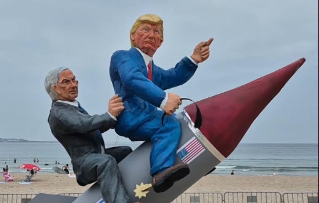 OLEIROS falla san xoan trump e nethanyahu