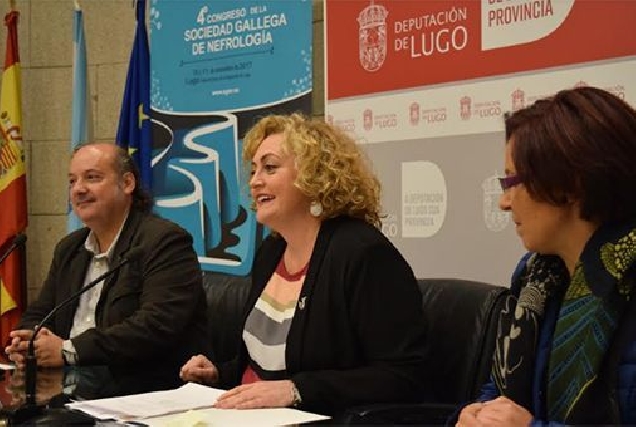 Calviño, López e Otero presentaron as Xornadas de Nefroloxía en Lugo