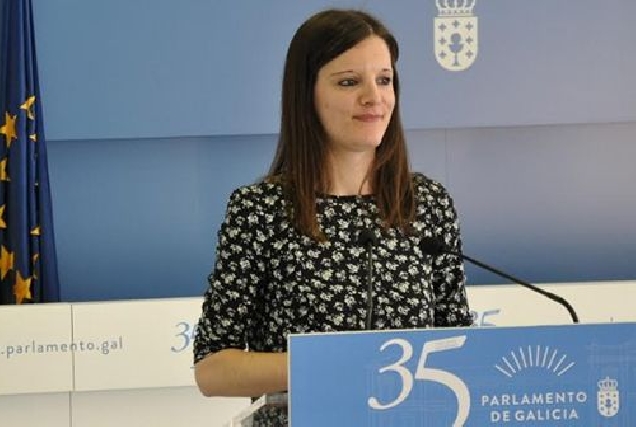 Olalla Rodil na xunta de portavoces no Parlamento de Galicia