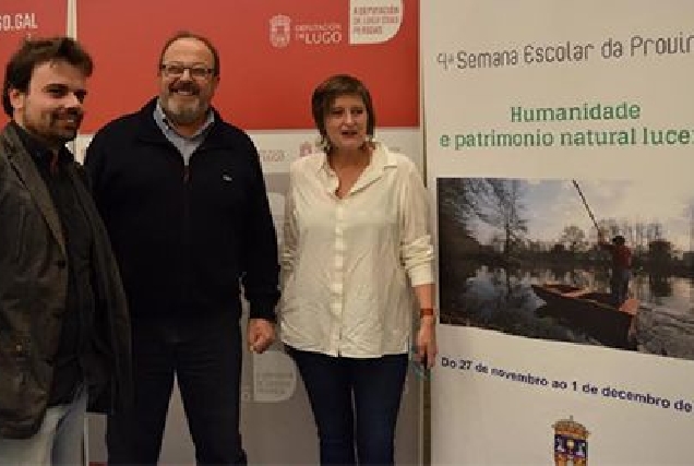 Ramos, Queipo e Perozo presentaban a Semana escola do medio ambiente da Deputación