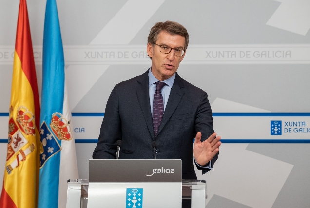 O titular do Goberno galego na rolda de prensa posterior ao Consello da Xunta