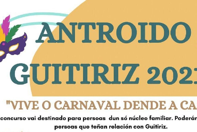 cartel concurso Entroido Guitiriz