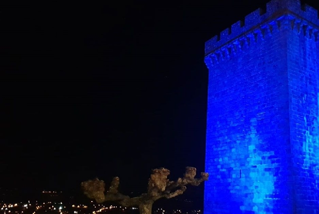 monforte torre homenaxe azul autismo
