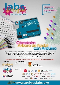 amigus lab obradoiro arduino arbore nadal