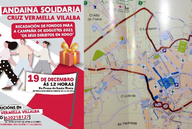 andaina solidaria cruz vermella vilalba