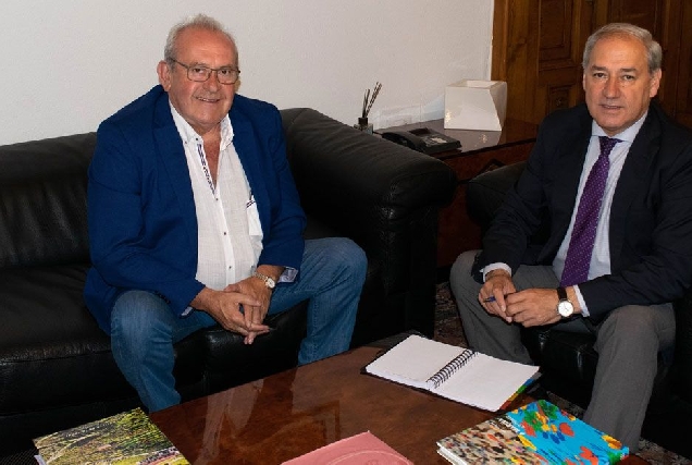 O Presidente da Deputación de Lugo e o Alcalde de Ribas de Sil