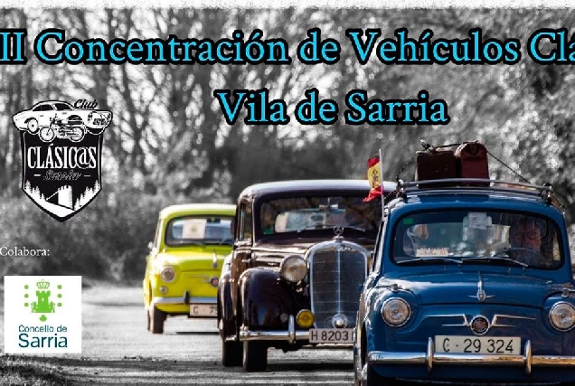cartel concentracion vehiculos clasicos sarria portada