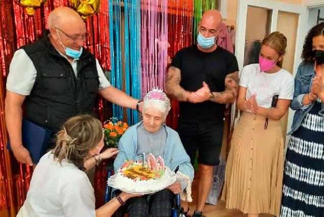 María Lamas Carreira 100 anos Hospital Asilo Ribadeo