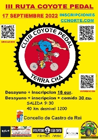 ruta coyote pedal btt castro