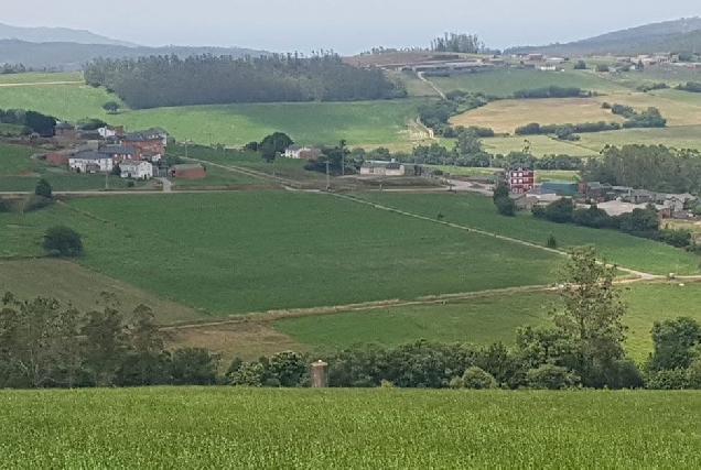 Vista da parroquia de Fórnea Trabada