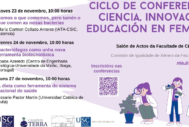 ciclo e conferencias educacion en feminino