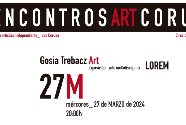 Imaxe do Cartel dos encontros Art Coruña