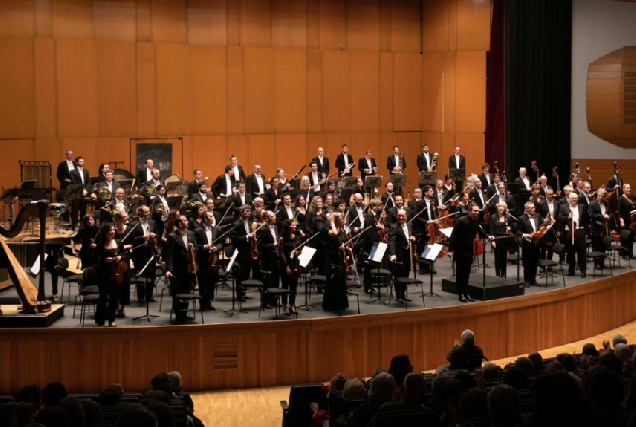 Imaxe dunha actuación musical no Palacio da Ópera da Coruña