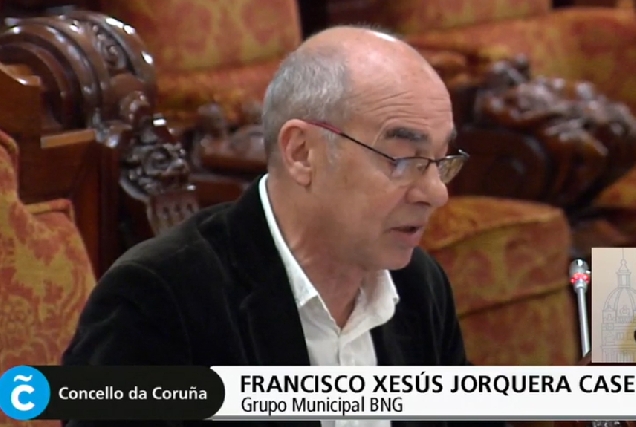 Imaxe de Francisco Jorquera, o voceiro do BNG na Coruña