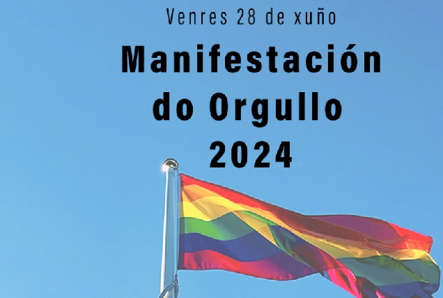 Imaxe do cartel da Manifestación do Orgullo LGTBI+ da A Coruña