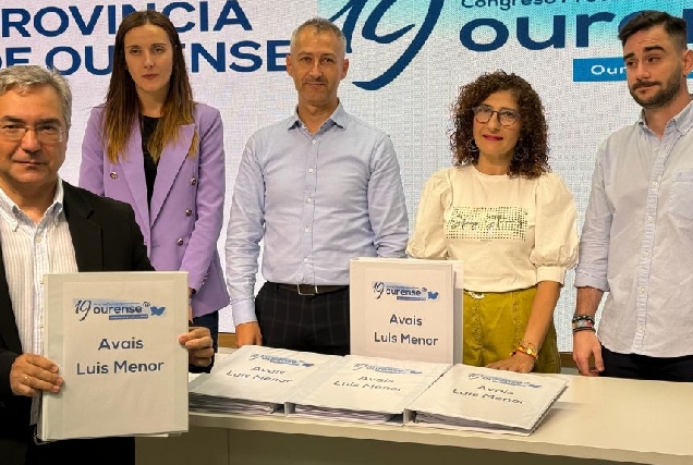 Luis Menor presenta 1.600 avais en apoio a súa candidatura á presidencia do PP de Ourense