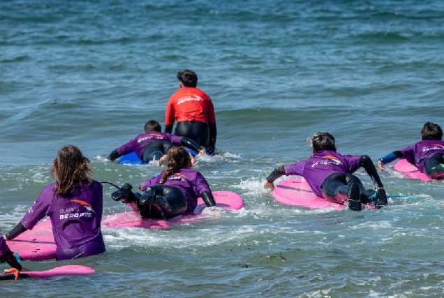 Imaxe da Escola Municipal de Surf de Oleiros