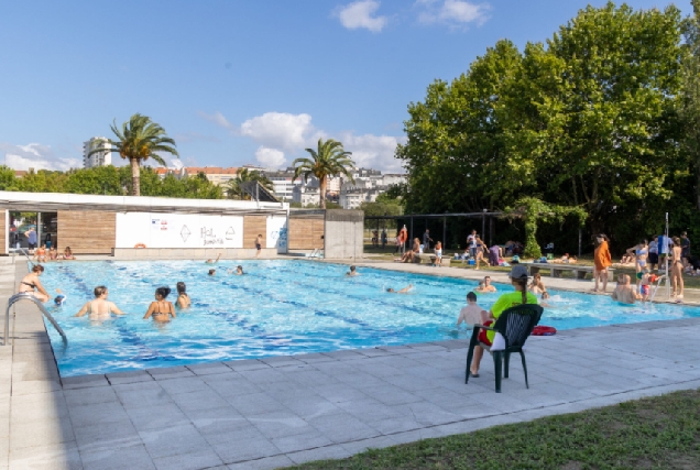 Imaxe da piscina municipal de Betanzos