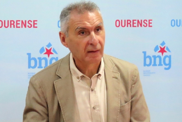 Luis Seara, portavoz do BNG no Concello de Ourense