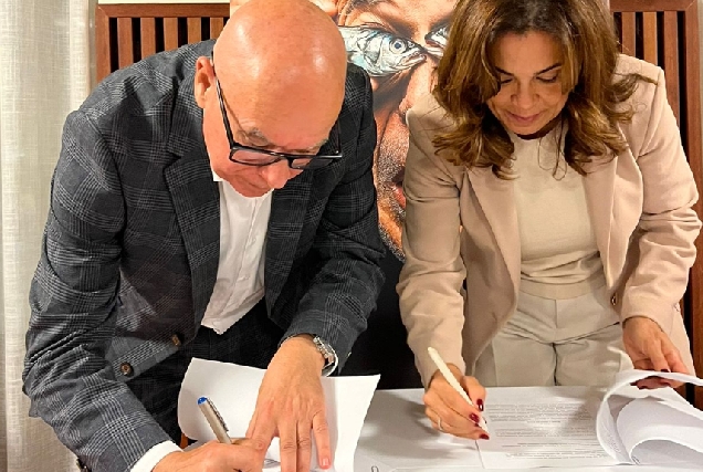 Imaxe da firma do acordo entre a Deputación e Matosinhos