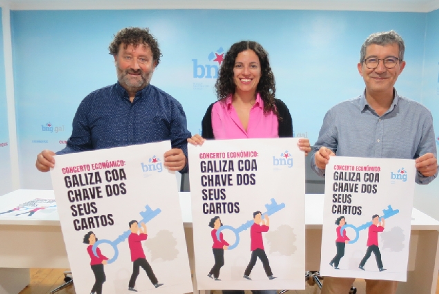 O BNG presenta en Ourense a campaña “Galiza coa chave dos seus cartos”