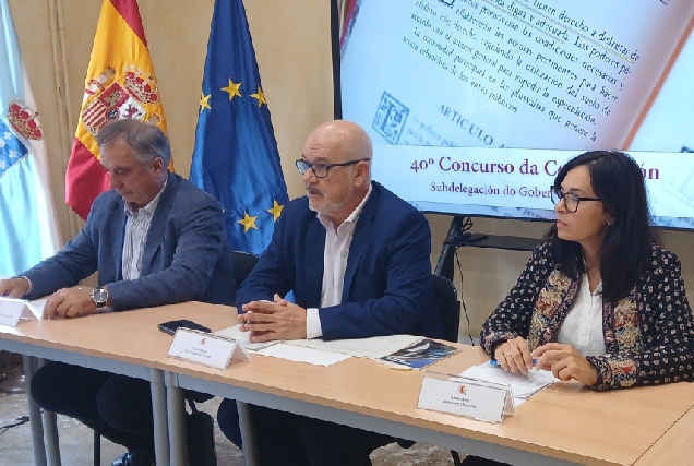 Presentación do 40º 'Concurso da Constitución para Escolares' da Subdelegación do Goberno de Ourense