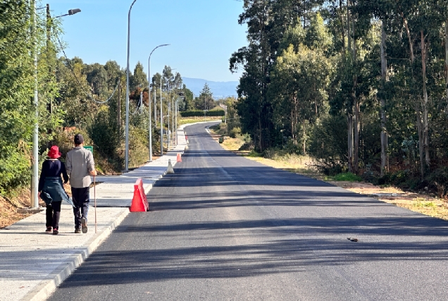 Imaxe da carretera provincial Orro