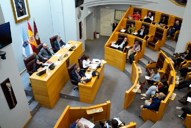 Imaxe do pleno de novembro da Deputación